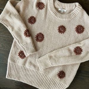Blush Floral Madewell Sweater